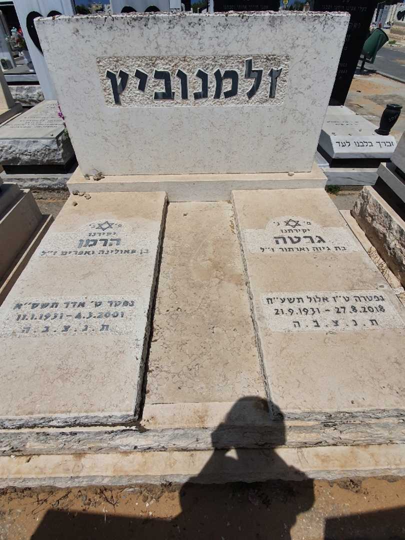 קברו של גרטה זלמנוביץ. תמונה 1