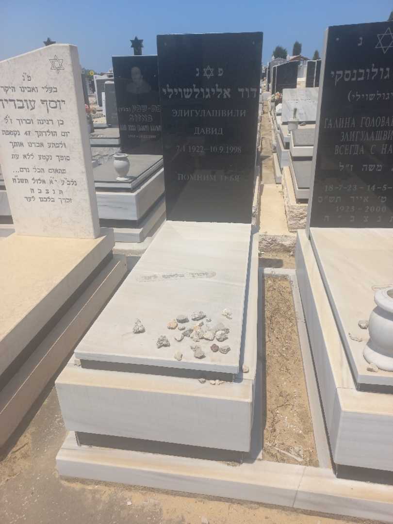 קברו של דוד אליגולשוילי. תמונה 2