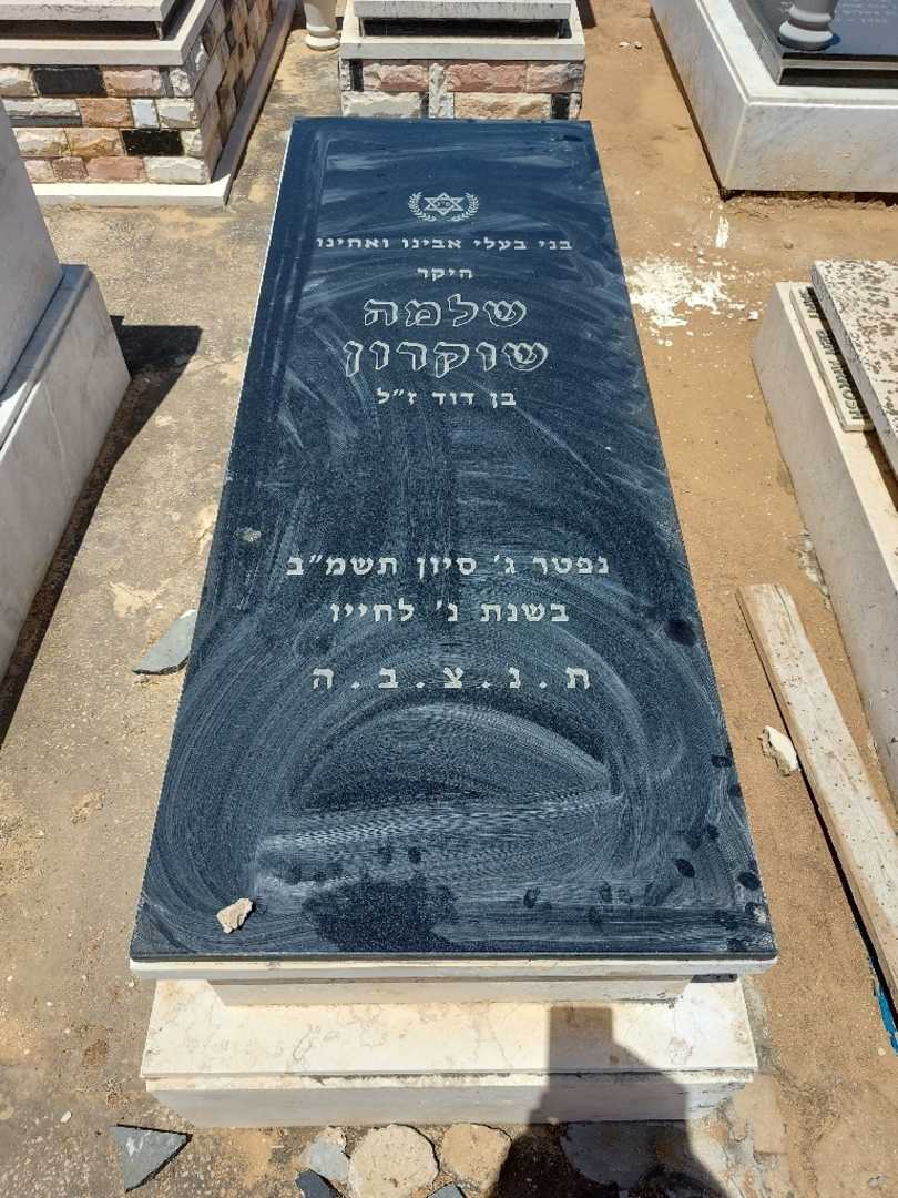קברו של שלמה שוקרון. תמונה 2