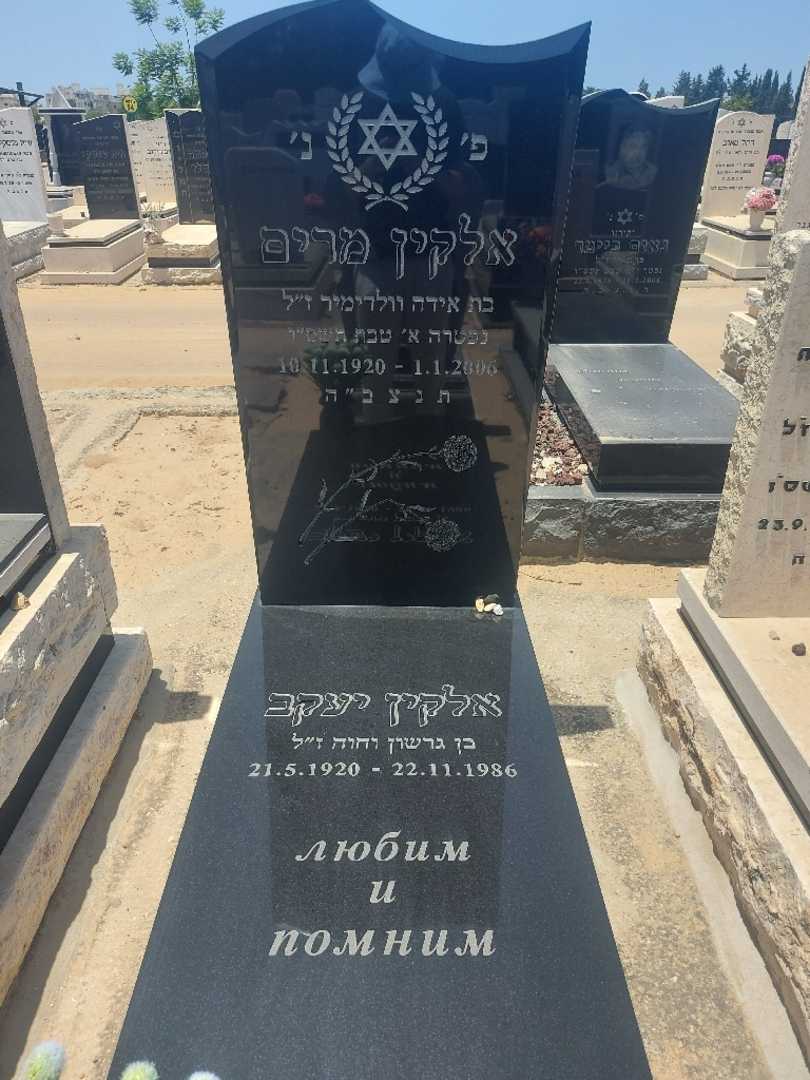 קברו של יעקב אלקין. תמונה 1