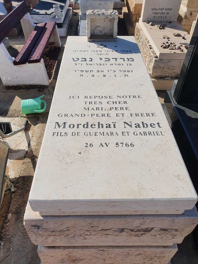 קברו של מרדכי רונל נבט. תמונה 2