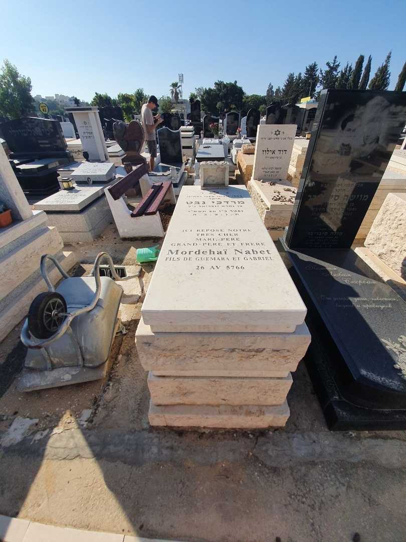 קברו של מרדכי רונל נבט. תמונה 1