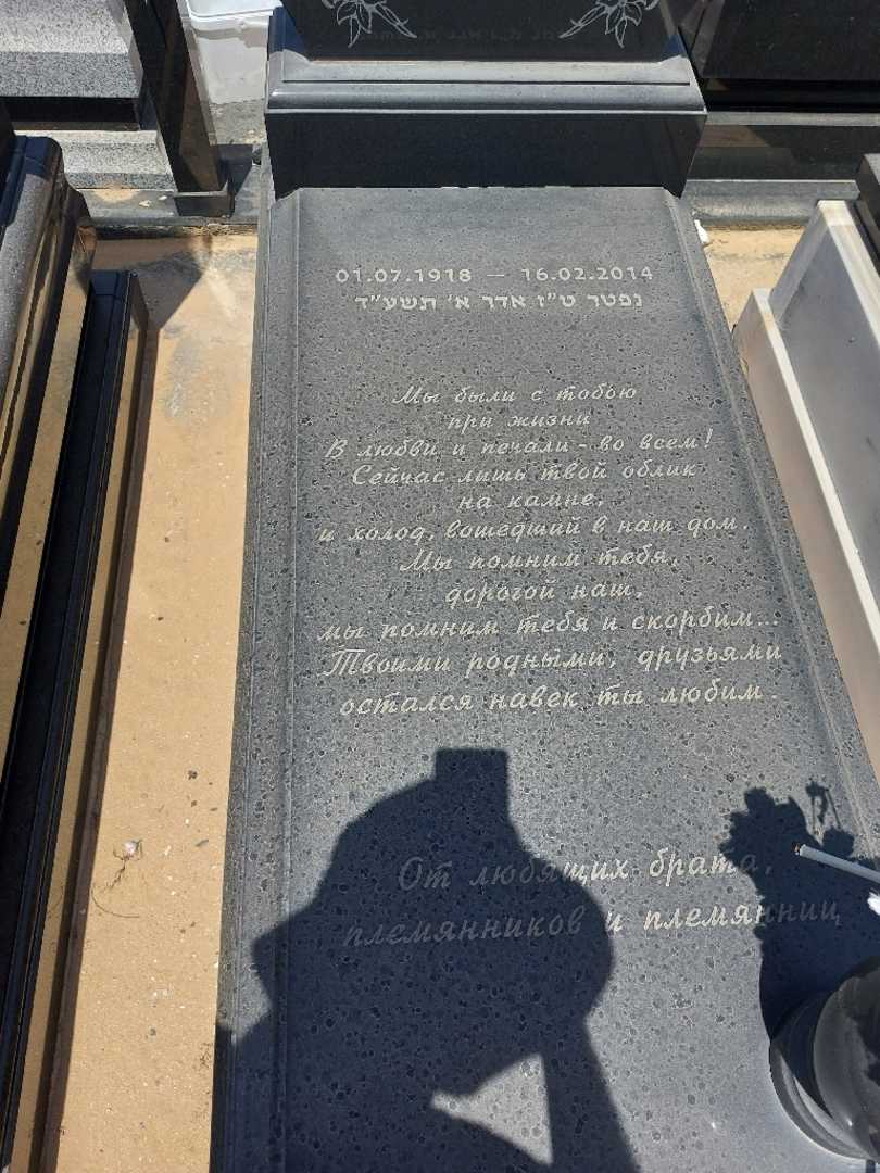 קברו של ברל לוין. תמונה 2