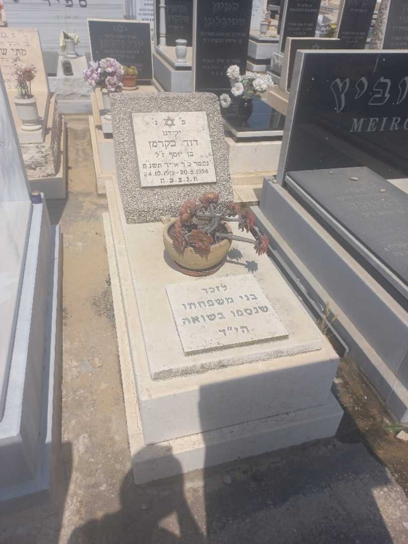 קברו של דוד בקרמן. תמונה 1