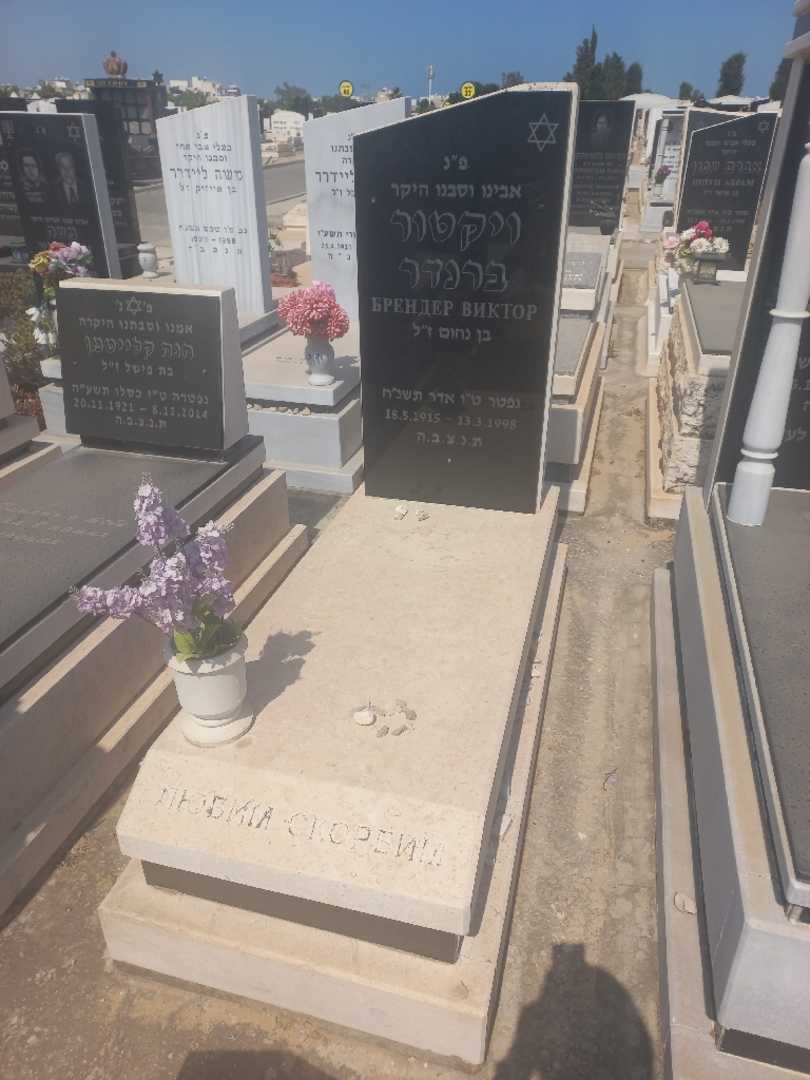 קברו של ויקטור ברנדר. תמונה 2