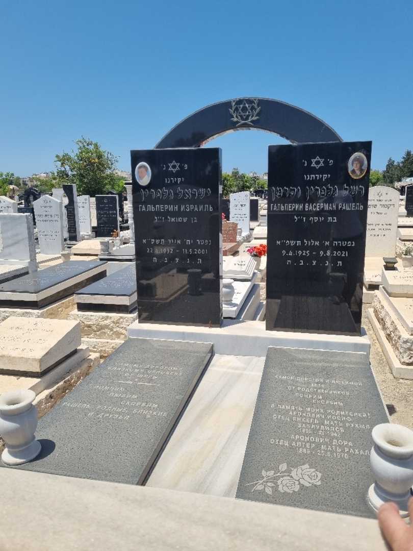 קברו של רשל גלפרין וסרמן. תמונה 3