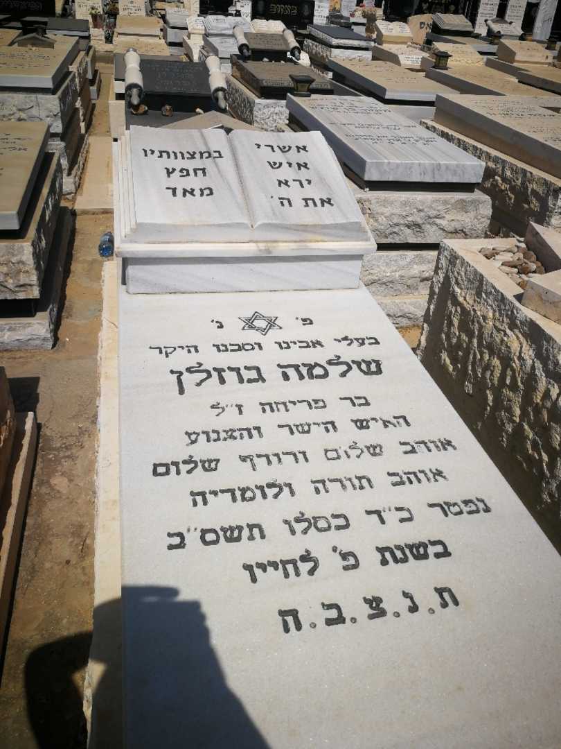 קברו של שלמה גוזלן