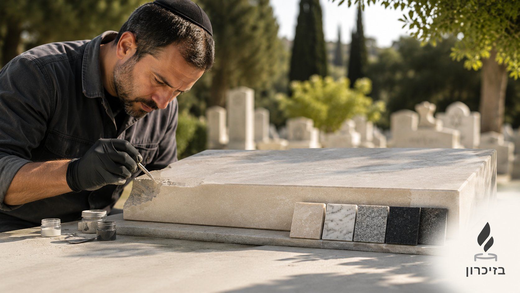 Headstone restoration
